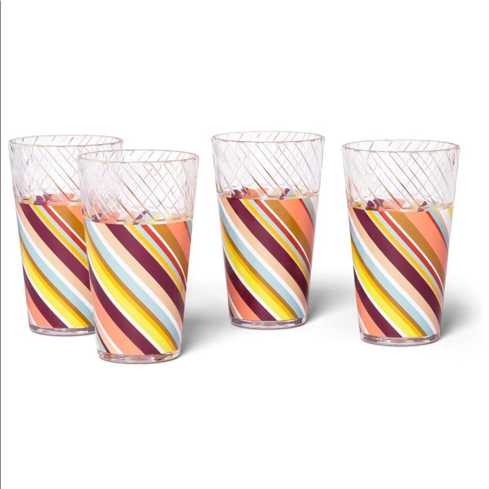 Missoni for Target 4 Embossed Highball Tumblers